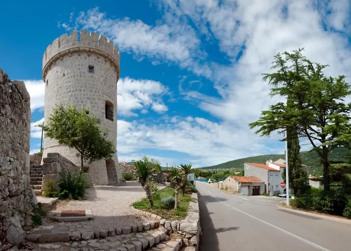 In With Sea View, Balcony, Air Conditioning, Wi-fi Appartement Cres